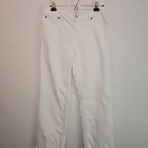 Liz Claiborne White Straight Leg Jeans